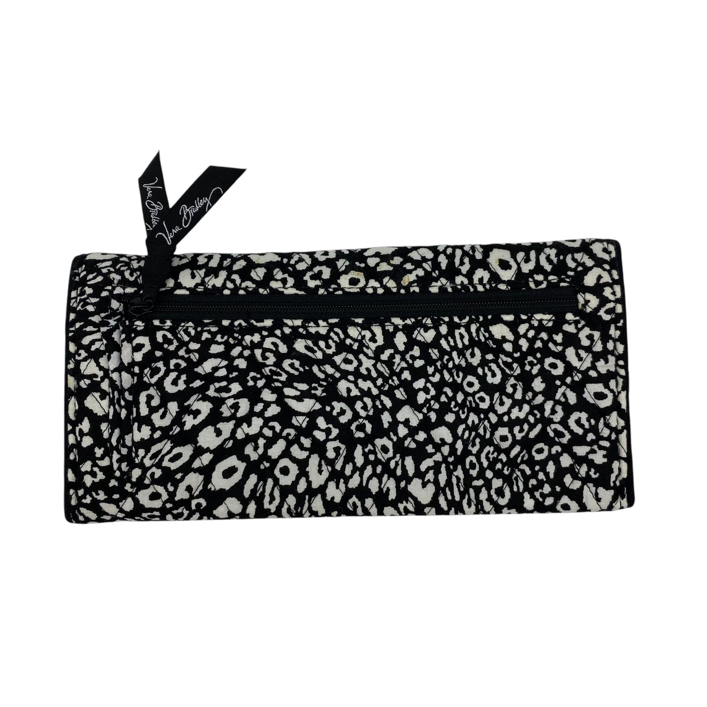 Wallet By Vera Bradley In Black & White, Size:Medium