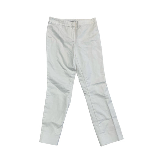 Pants Designer By Diane Von Furstenberg In White, Size:4