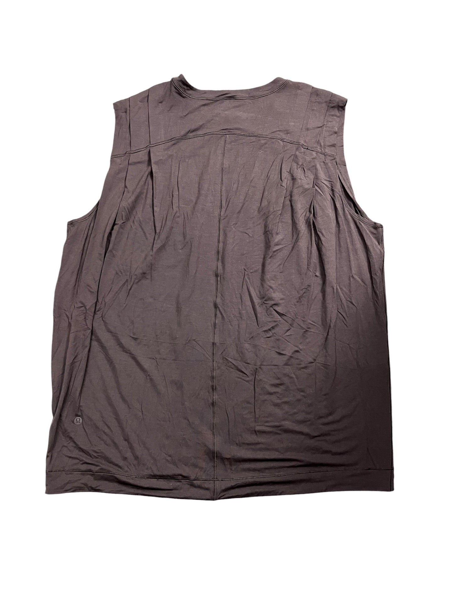 Athletic Tank Top By Lululemon In Brown, Size:M