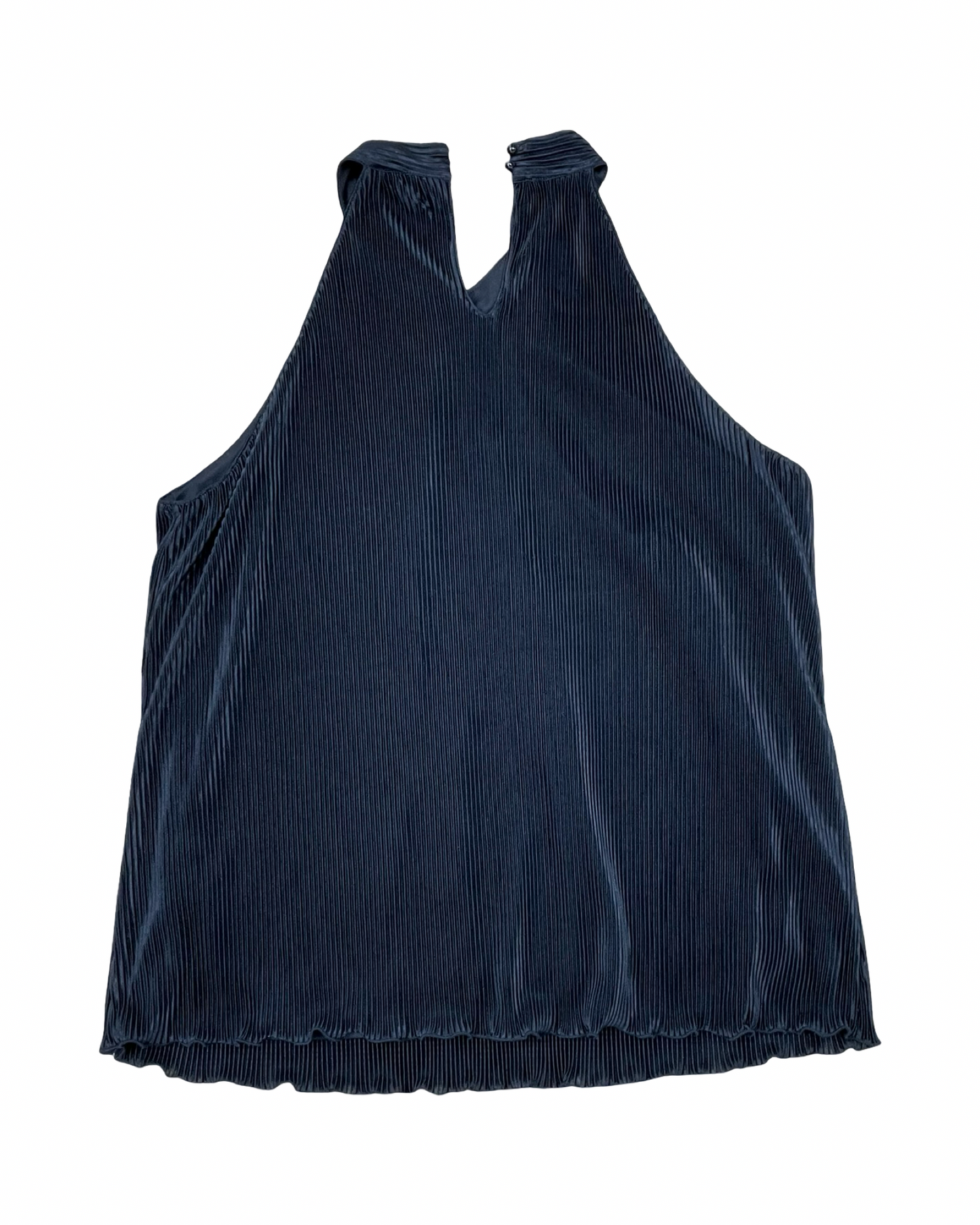 Top Sleeveless By Bloomchic In Black, Size:1X