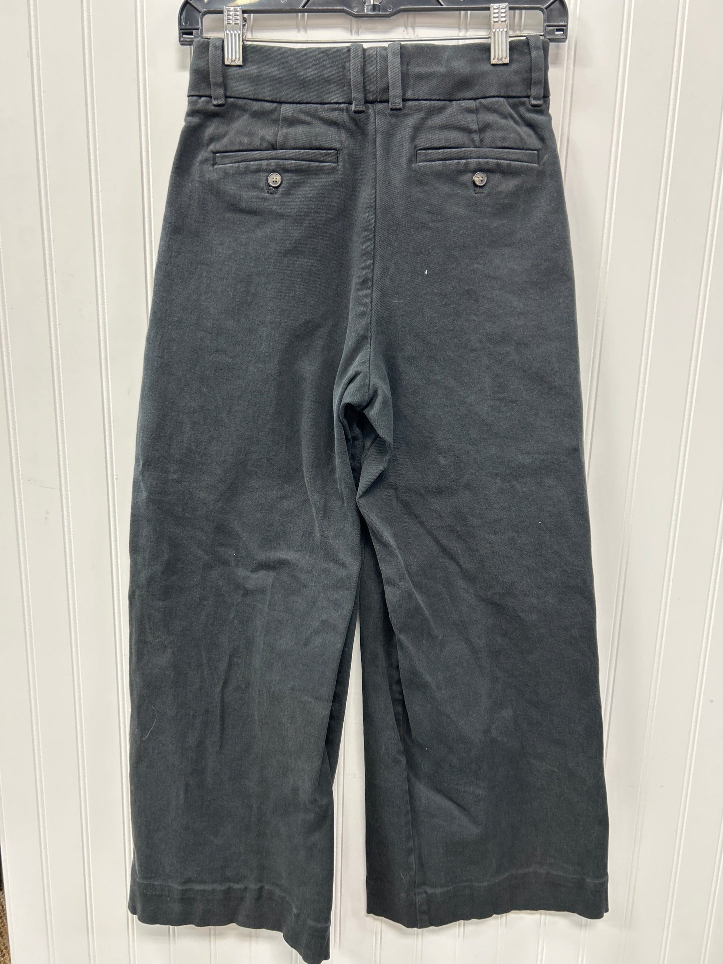 Jeans Wide Leg By Everlane In Black Denim, Size:0
