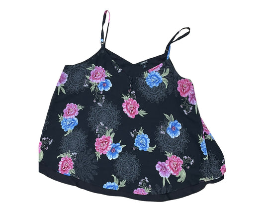 Top Cami By Torrid In Black & Pink, Size:2X