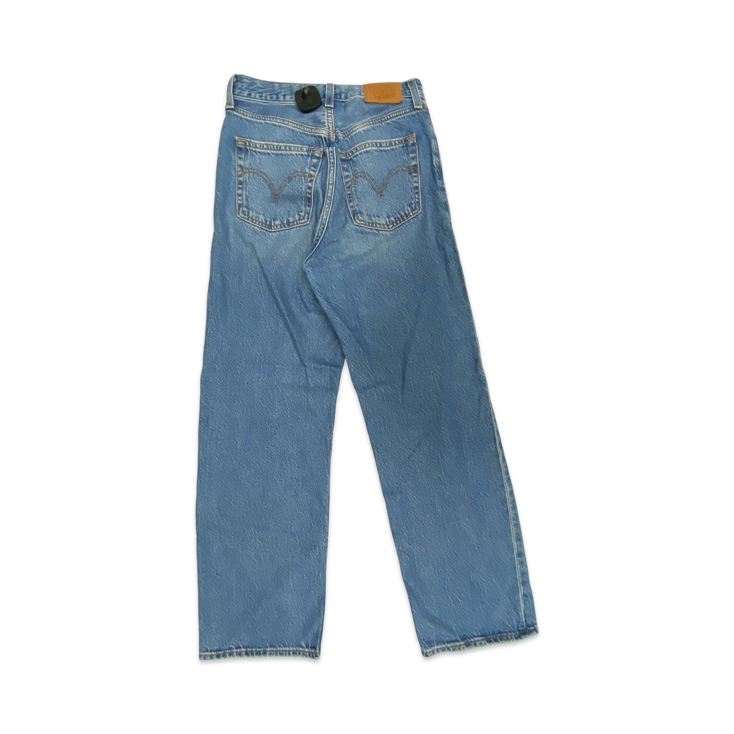 Jeans Straight By Levis In Blue Denim, Size:2