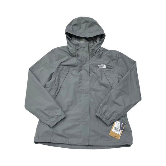 Coat Raincoat By The North Face In Grey, Size:L