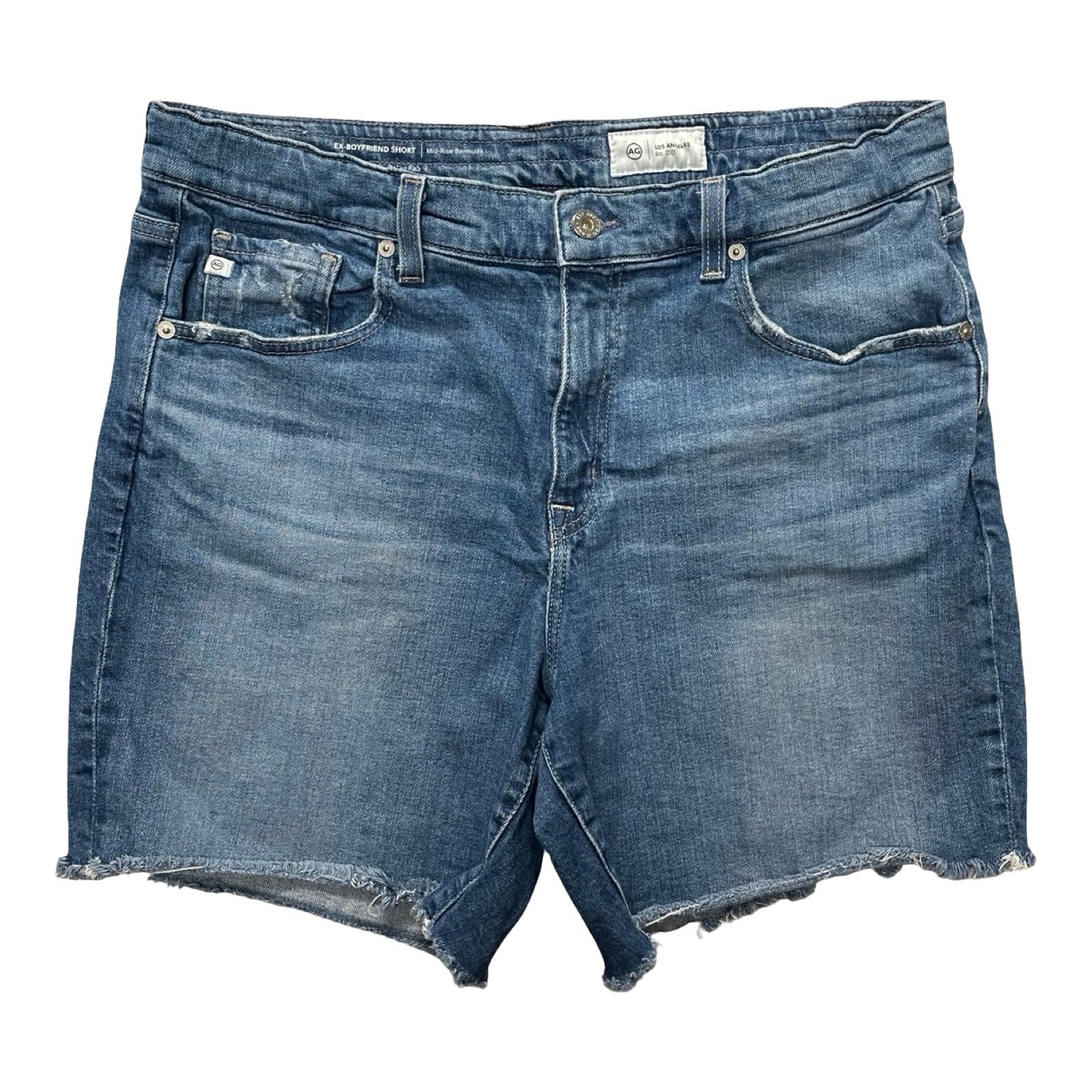 Shorts By Ag Jeans In Blue Denim, Size:14