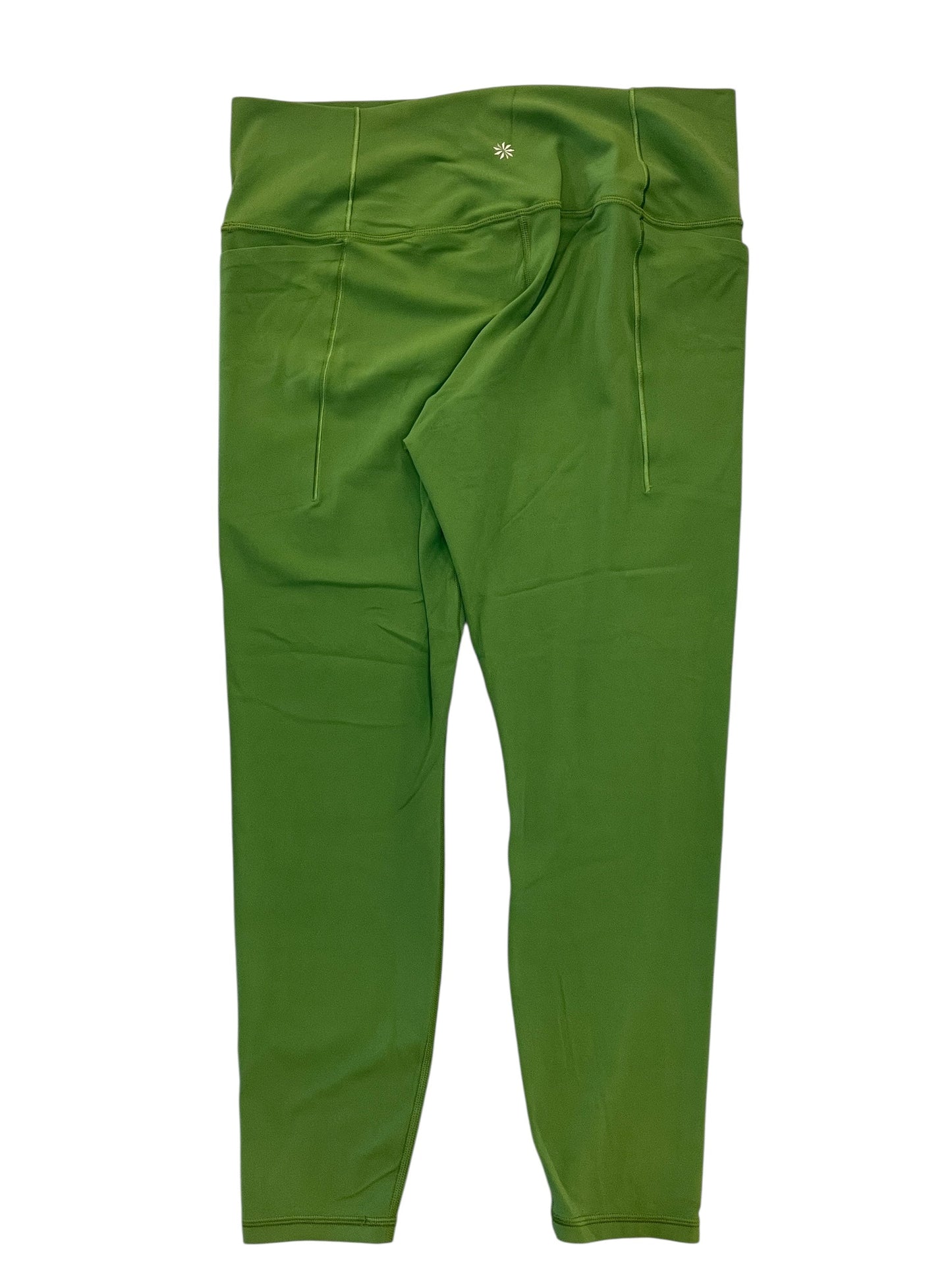 Athletic Leggings By Athleta In Green, Size:Xl