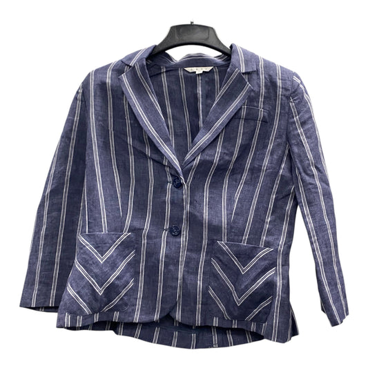 Blazer By Cabi In Blue & White, Size:M