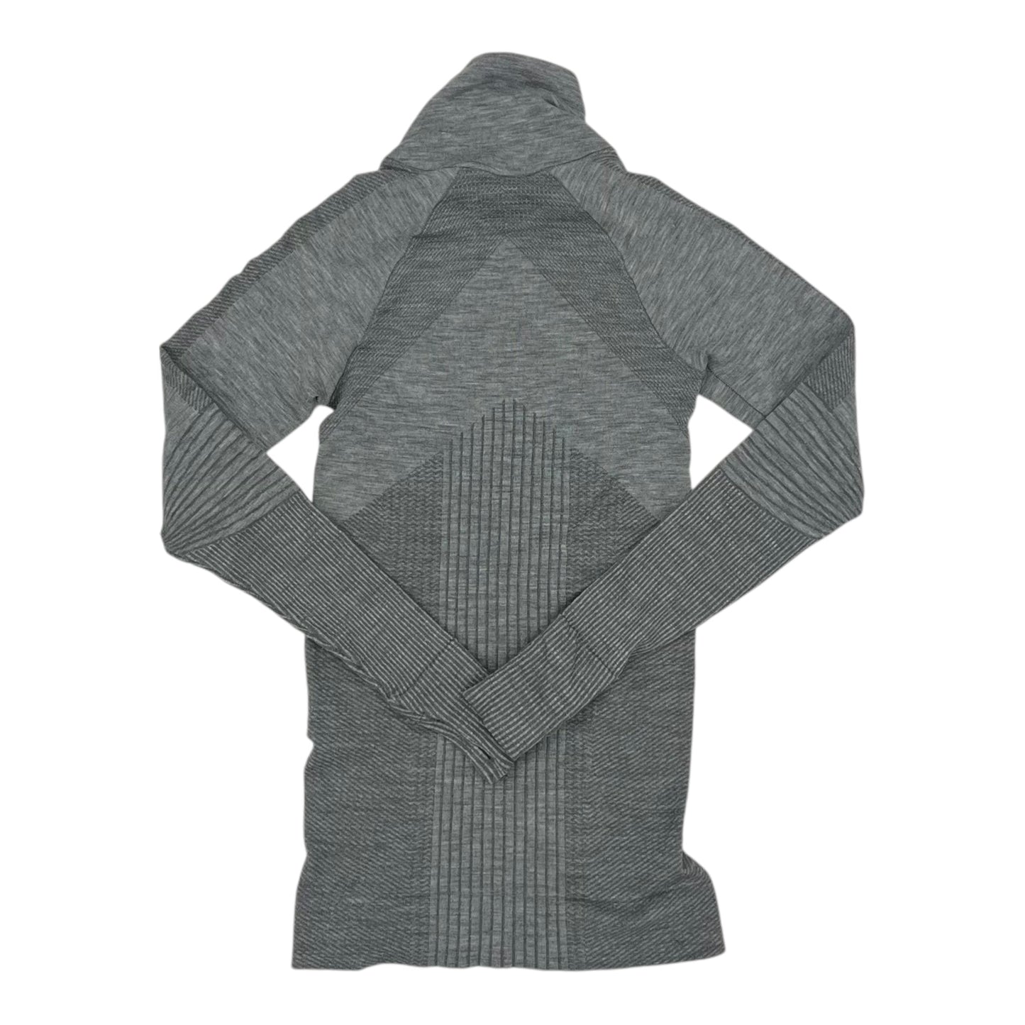 Athletic Top Ls Collar By Athleta In Grey, Size:Xs