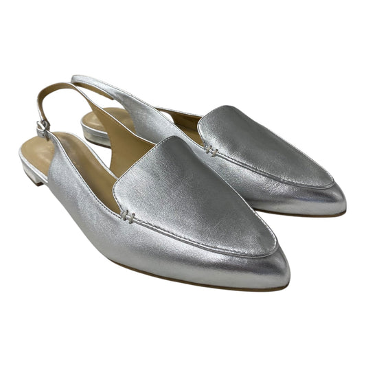 Shoes Flats By Talbots In Silver, Size:9