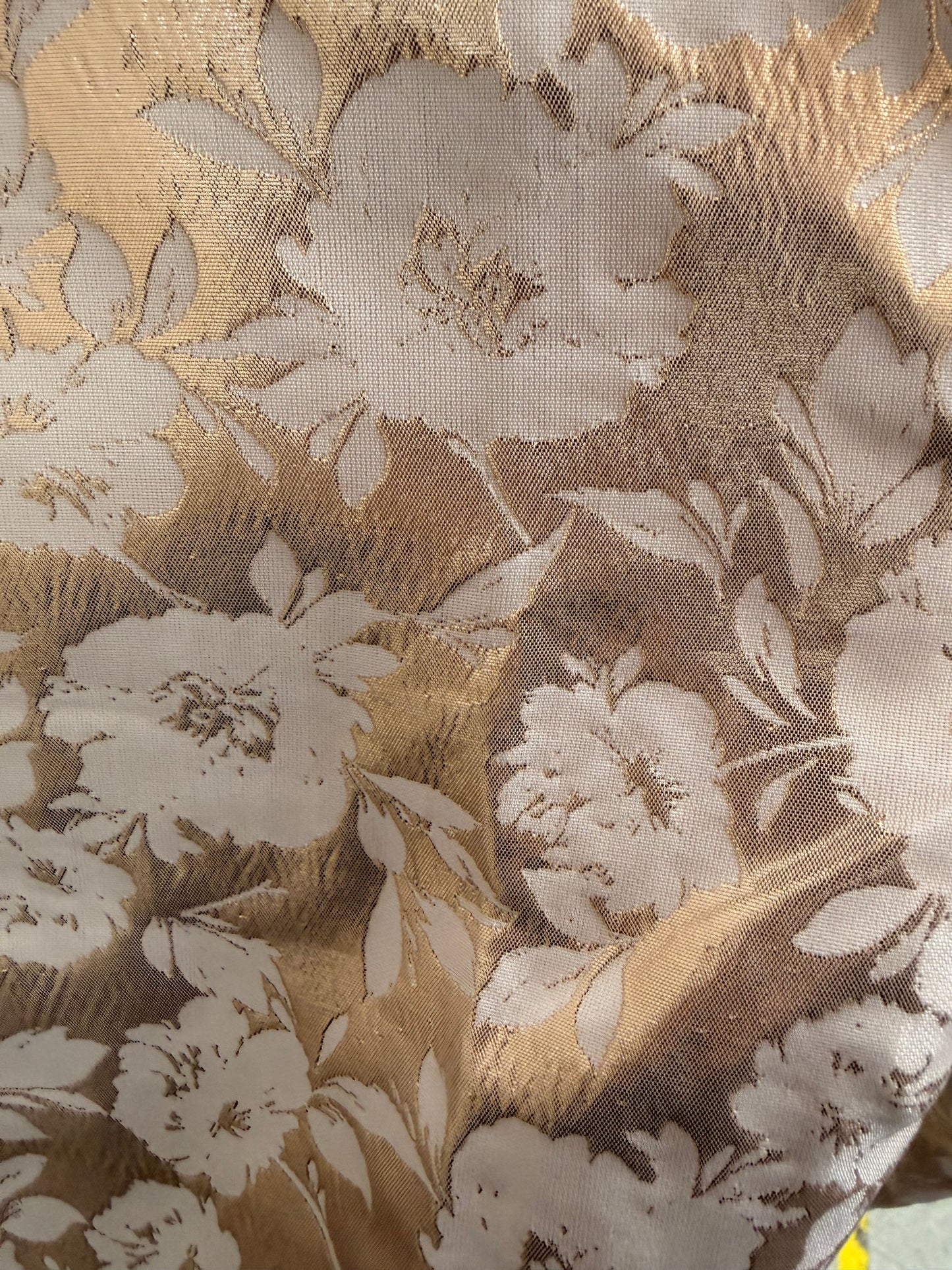 Top Short Sleeve By J. Crew In Gold & White, Size: Xl