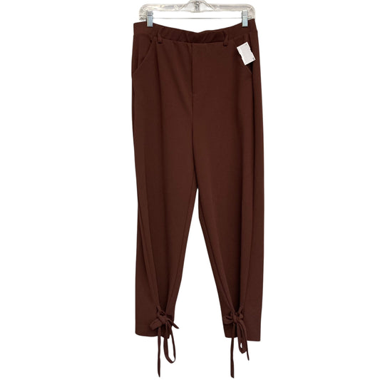 Pants Dress By Fashion Nova In Brown, Size:16