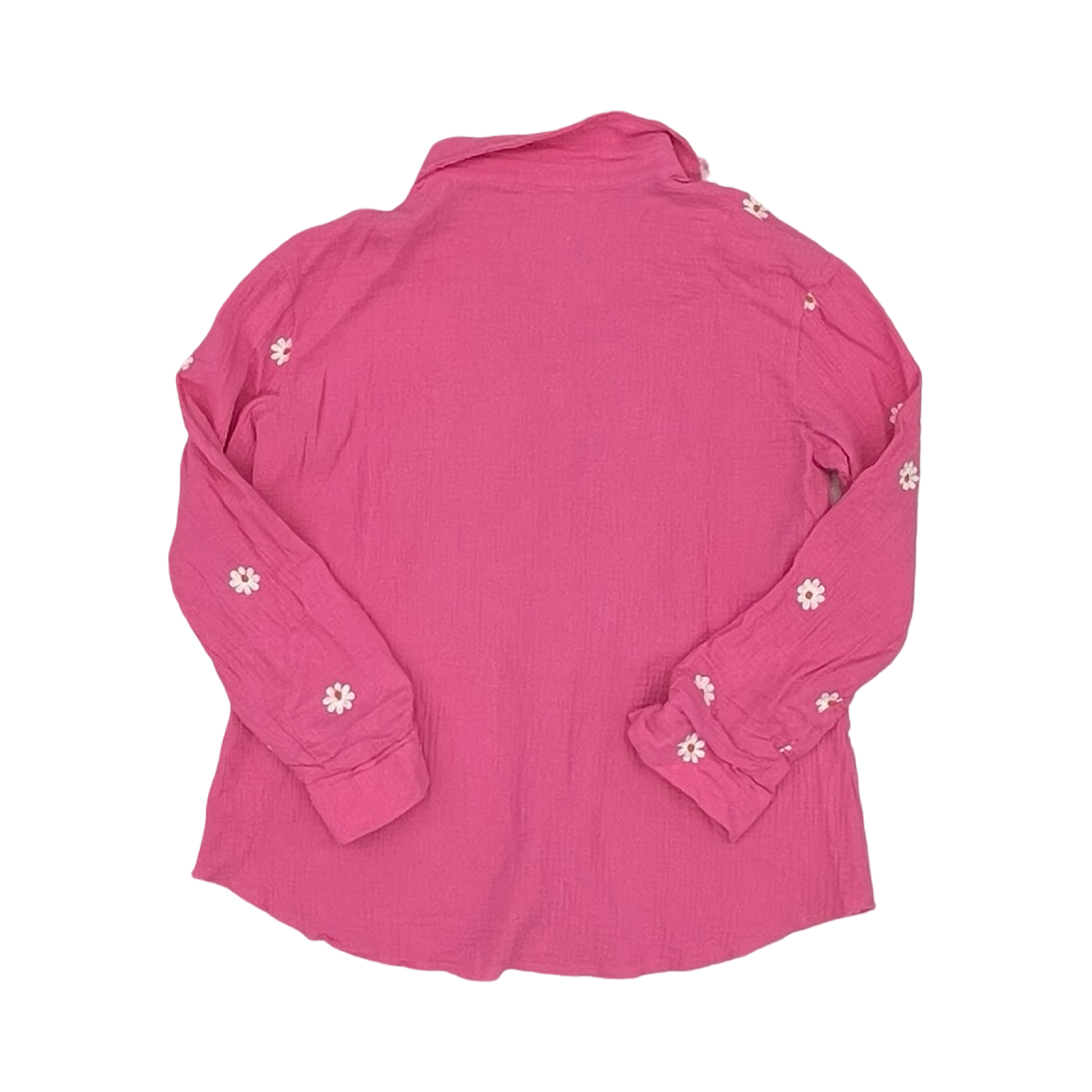 Blouse Ls By Pink Lily In Pink, Size:S