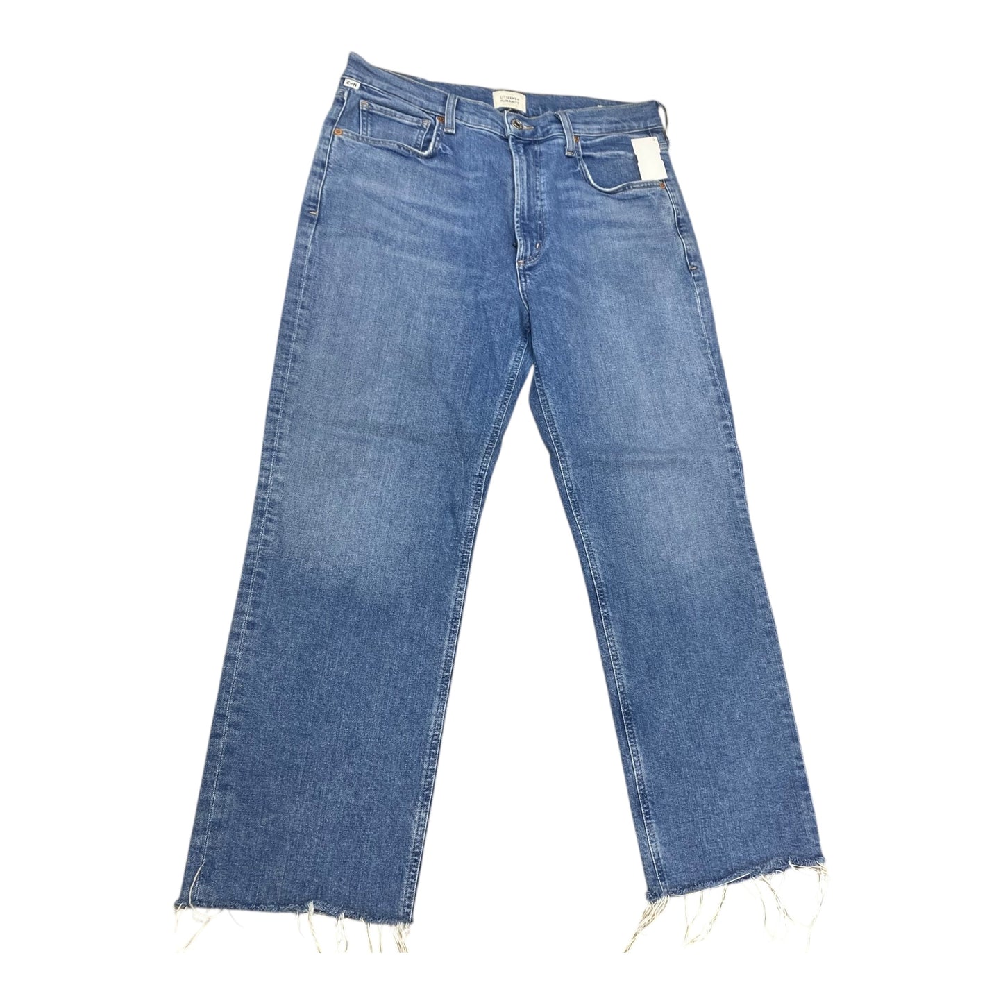 Jeans Cropped By Citizens Of Humanity In Blue Denim, Size:10