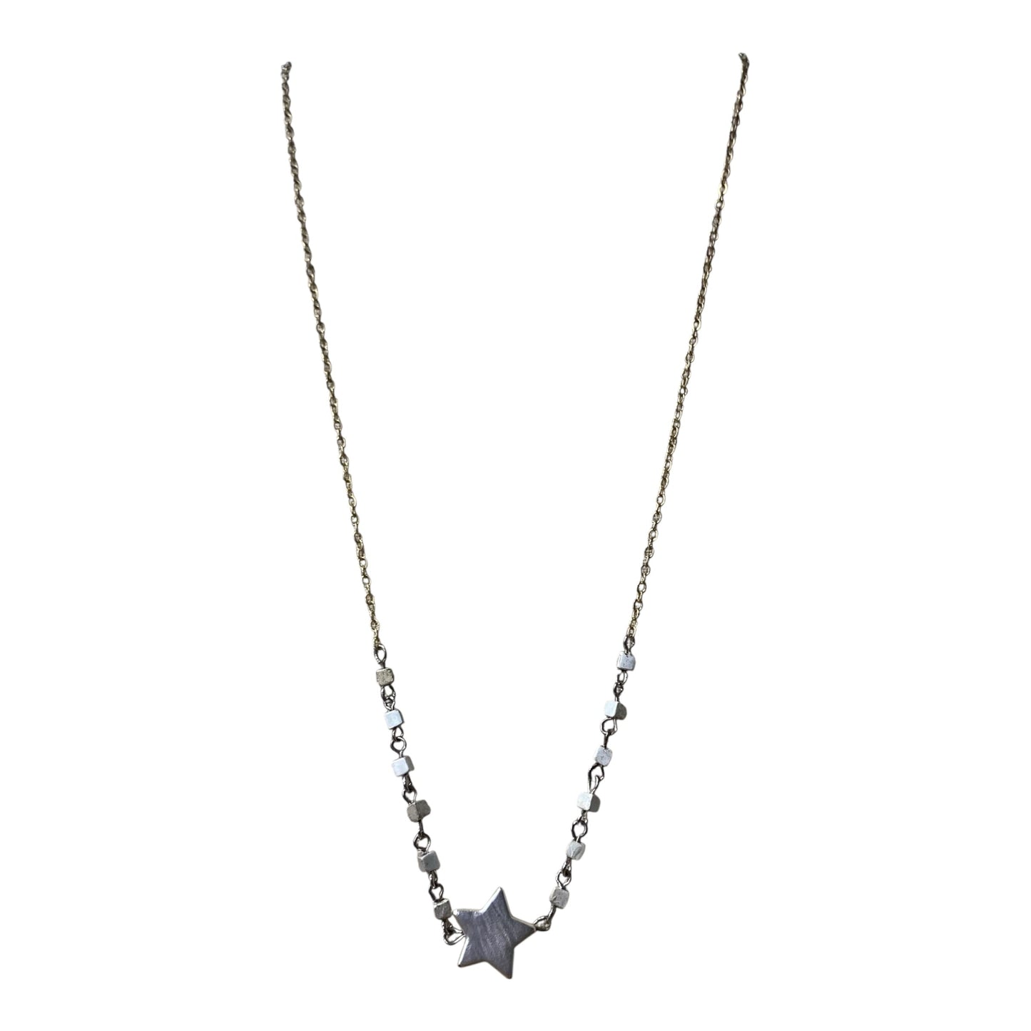 Necklace Other In Gold & White