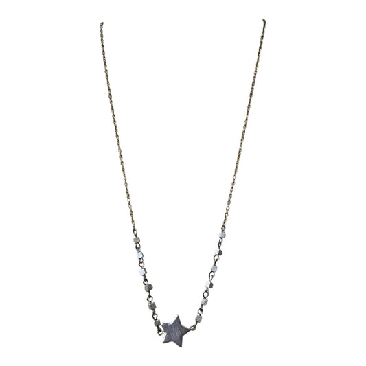 Necklace Other In Gold & White