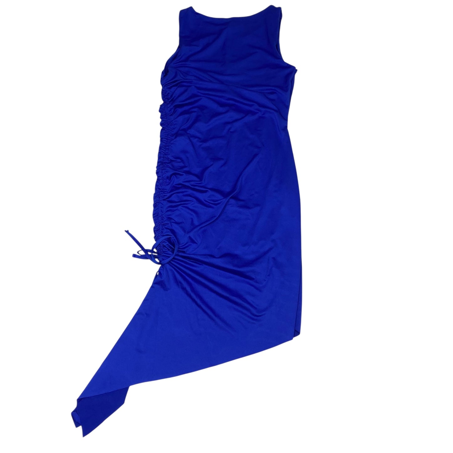 Dress Casual Midi By Iris In Blue, Size:L