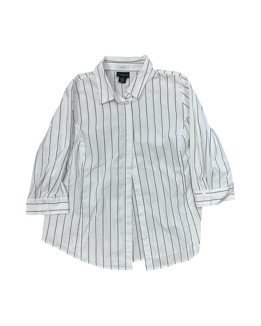 Top Ls By Liz Claiborne In Black & White, Size:1