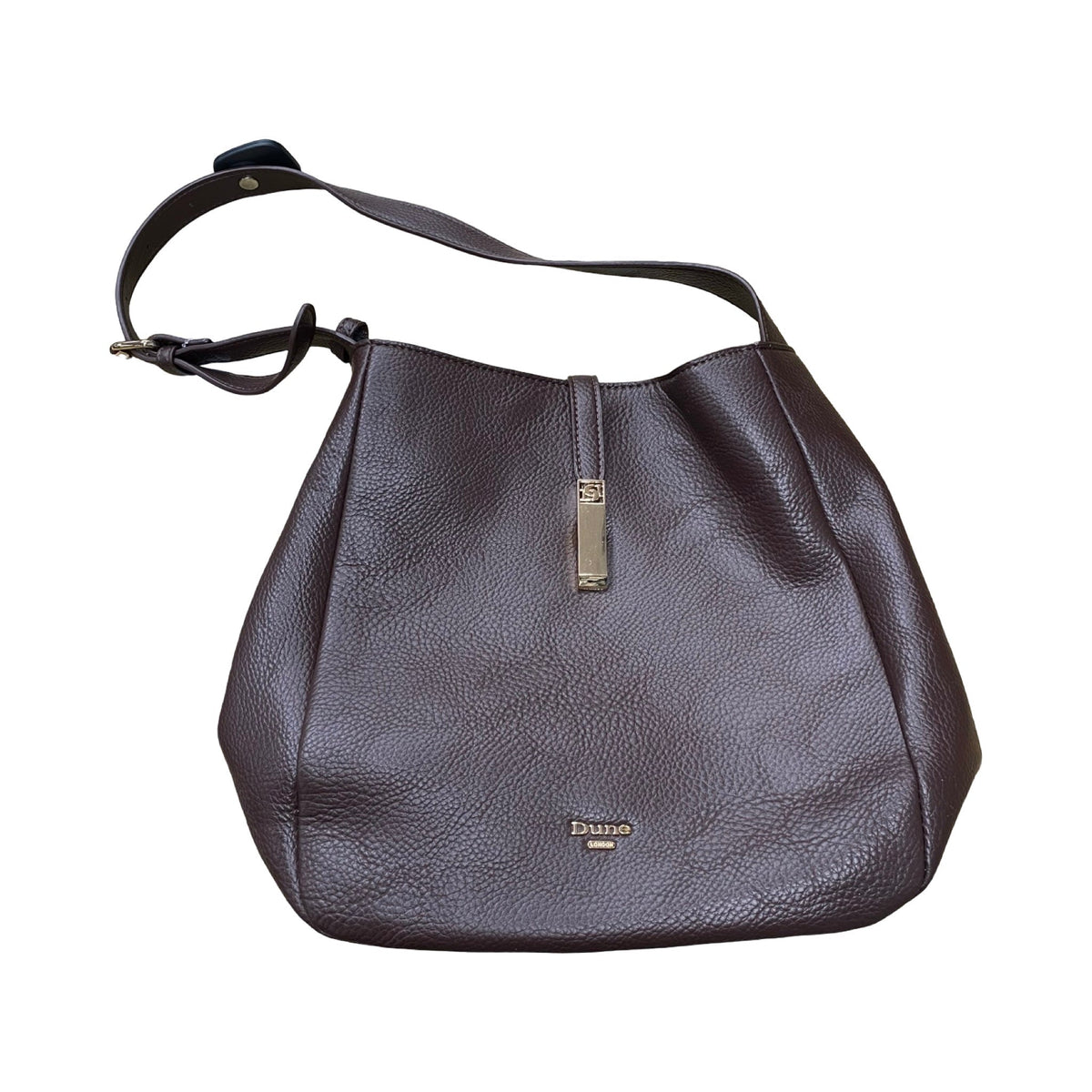 Handbag Leather By Dune In Brown, Size:Medium