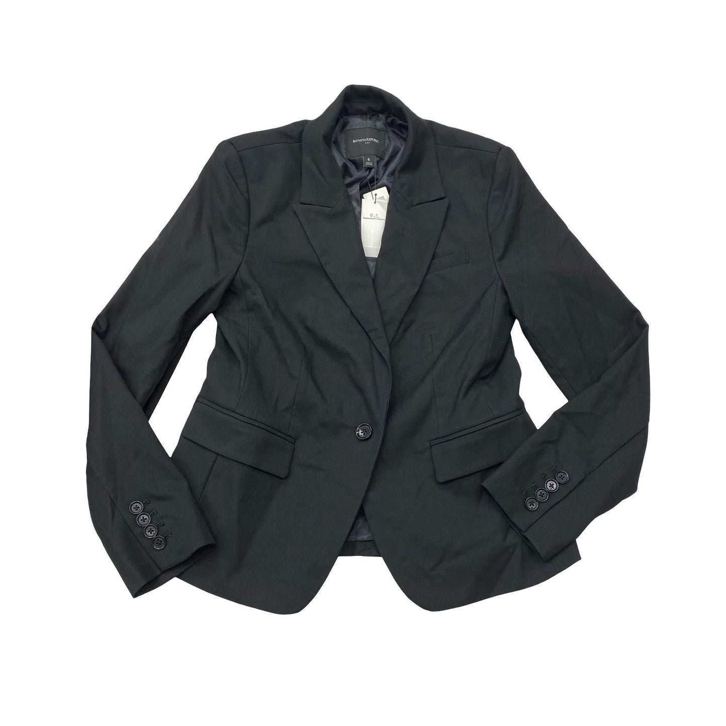 Blazer By Banana Republic In Black, Size:6