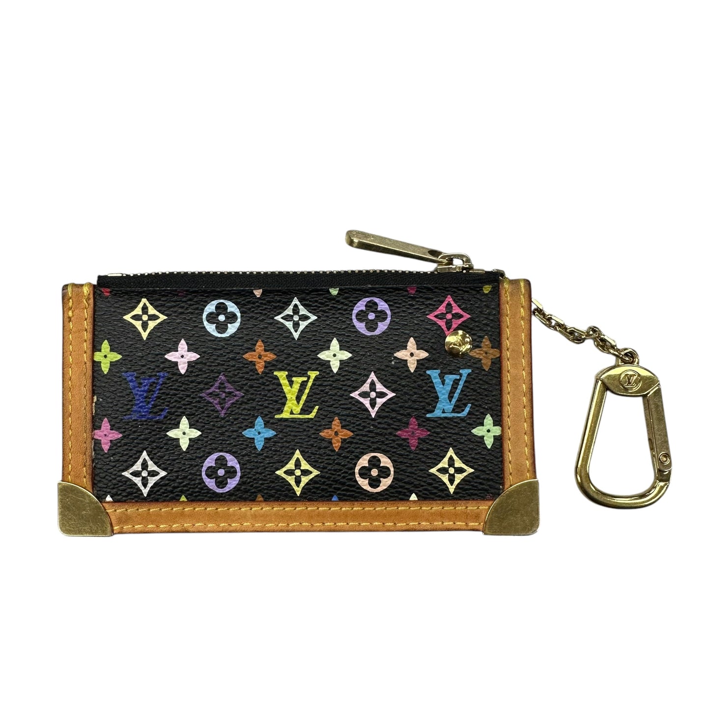 Wallet Luxury Designer By Louis Vuitton In Multi, Size:Small