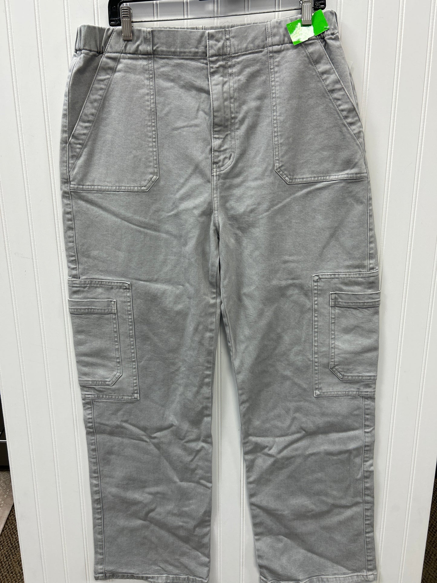 Jeans Wide Leg By Kancan In Grey Denim, Size:14L