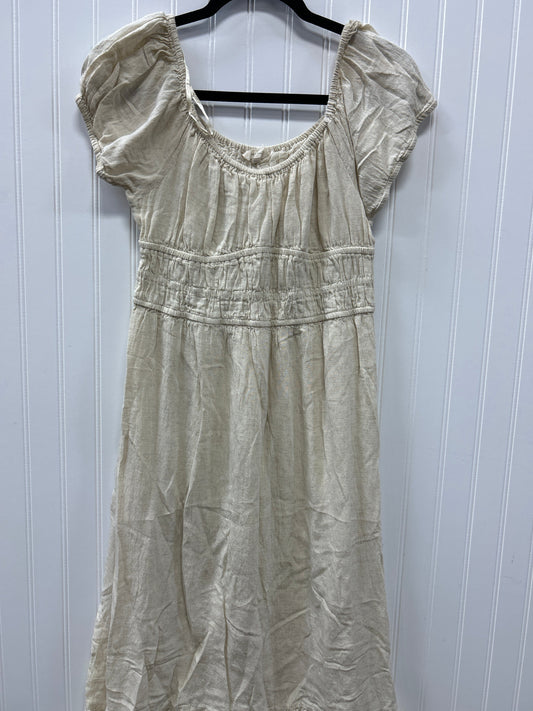 Dress Casual Maxi By Sim & Sam In Cream, Size:Xl