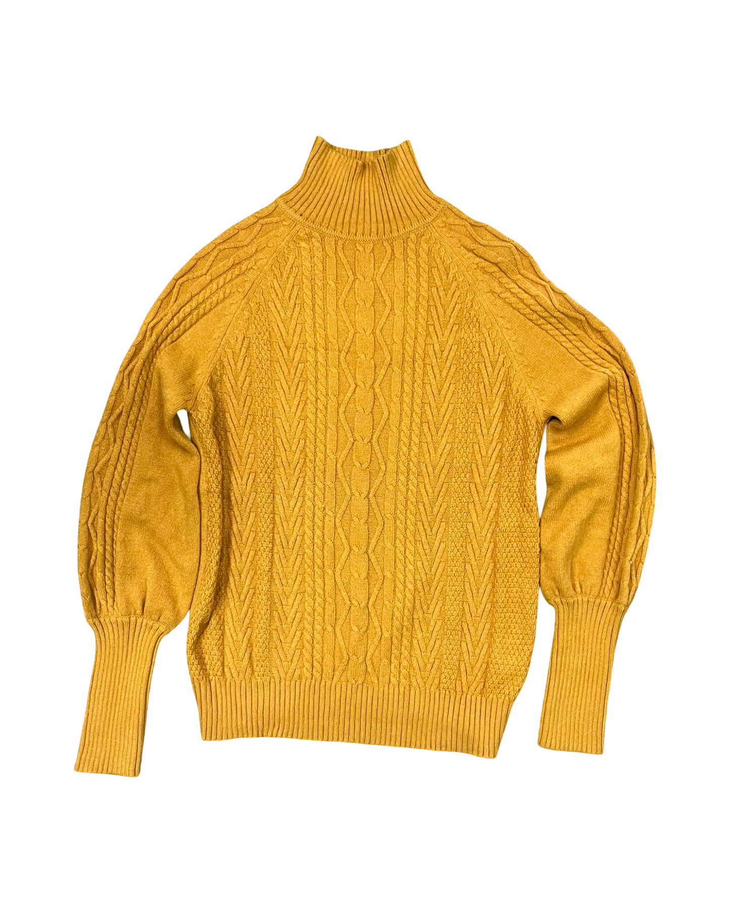 Sweater By Clothes Mentor In Yellow, Size:M