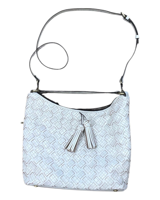 Crossbody Designer By Patricia Nash In White, Size:Large