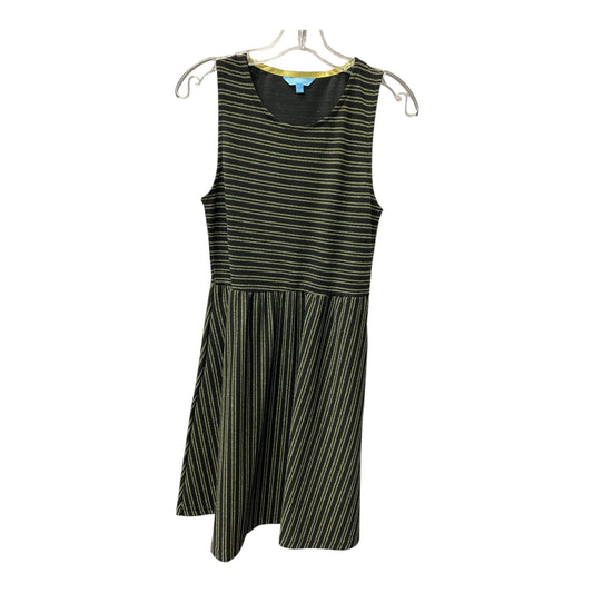 Dress Casual Midi By Draper James In Black & Gold, Size:S