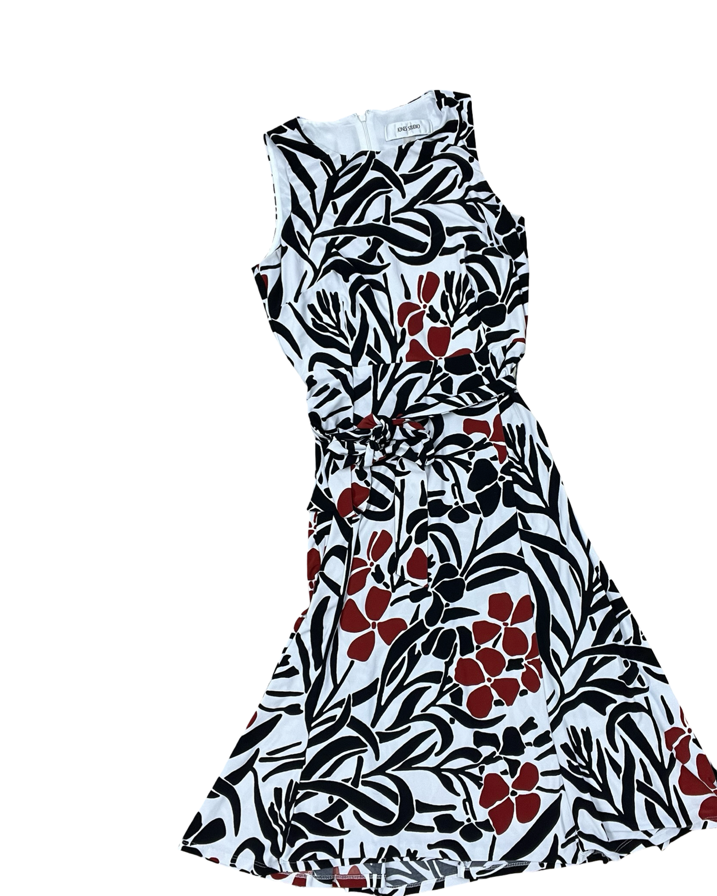 Dress Work By Jones Studio In Black & White, Size:Xs