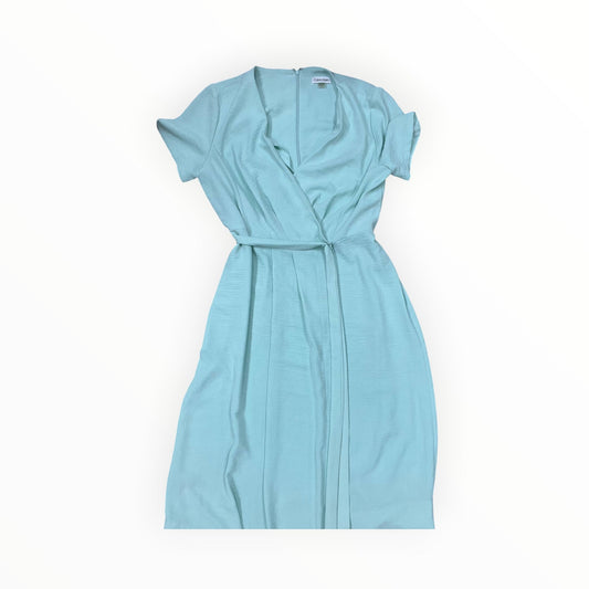 Dress Casual Maxi By Calvin Klein In Green, Size:16