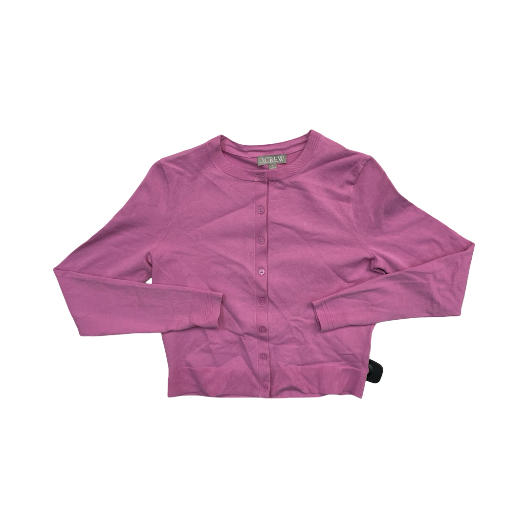 Sweater Cardigan By J. Crew In Purple, Size:S