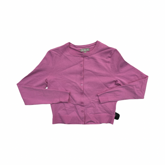 Sweater Cardigan By J. Crew In Purple, Size:S