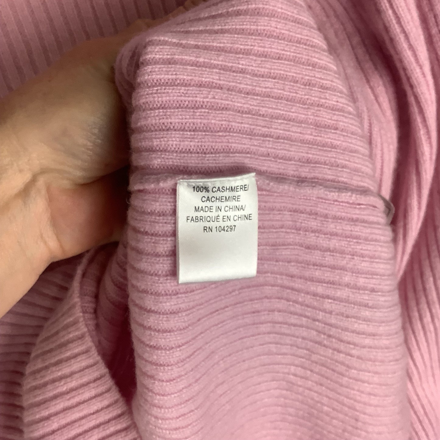 Sweater Cashmere Designer By Milly In Pink, Size: Sp