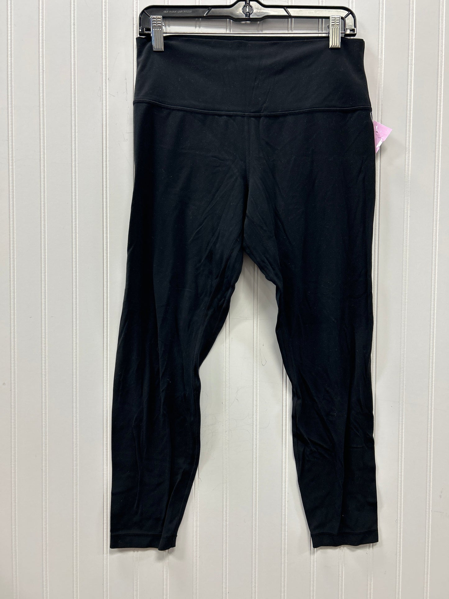 Athletic Leggings Capris By Lululemon In Black, Size:12