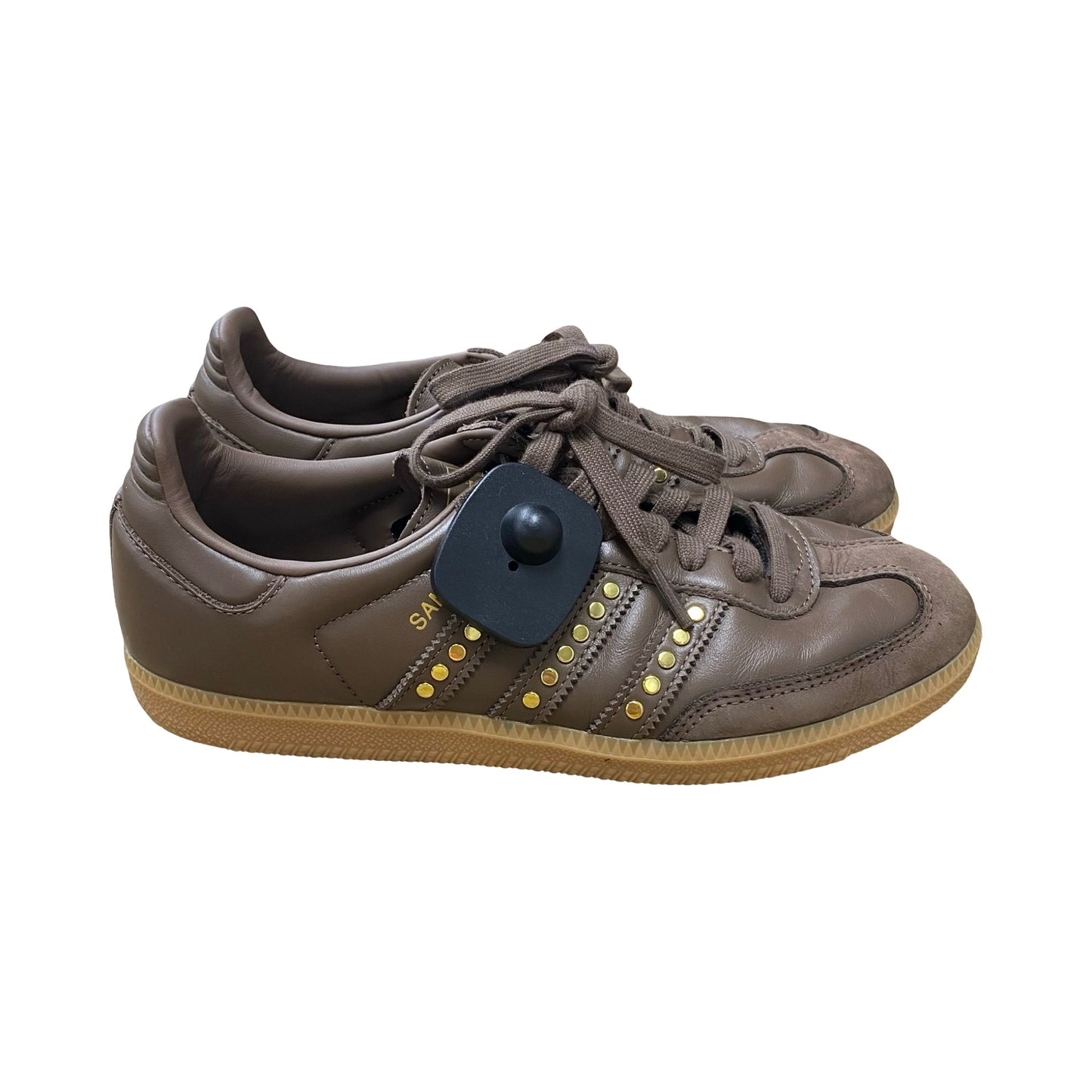 Shoes Sneakers By Adidas In Brown & Gold, Size:8