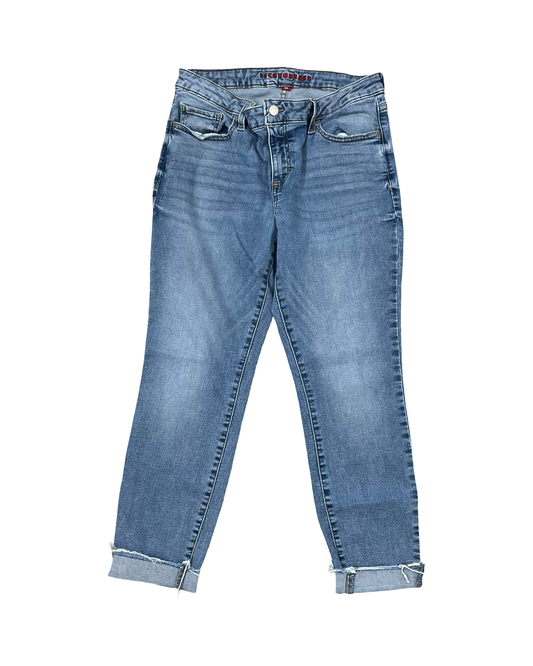 Jeans Skinny By Lucky Brand In Blue Denim, Size:12