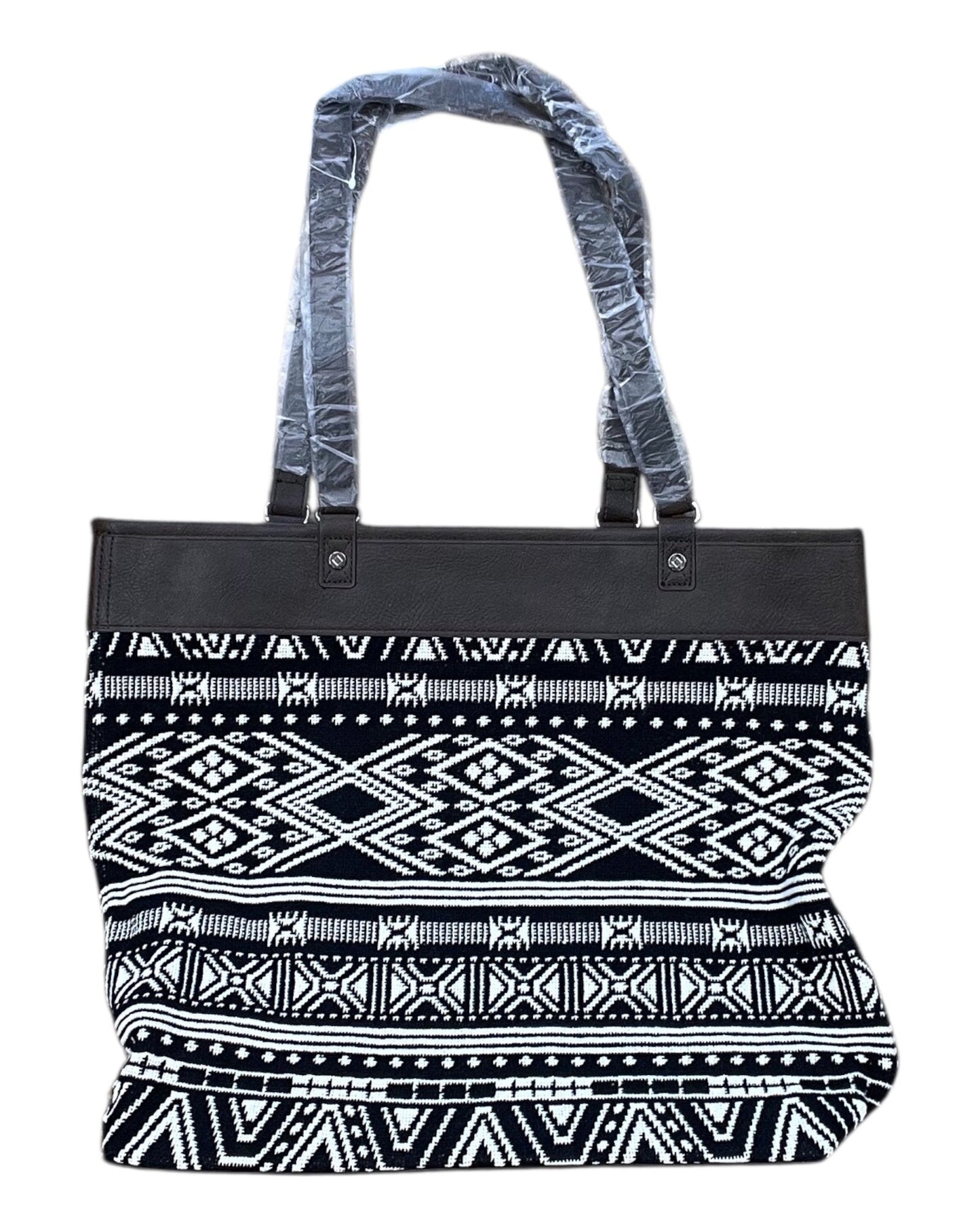 Tote By Thirty One In Black & White, Size:Large