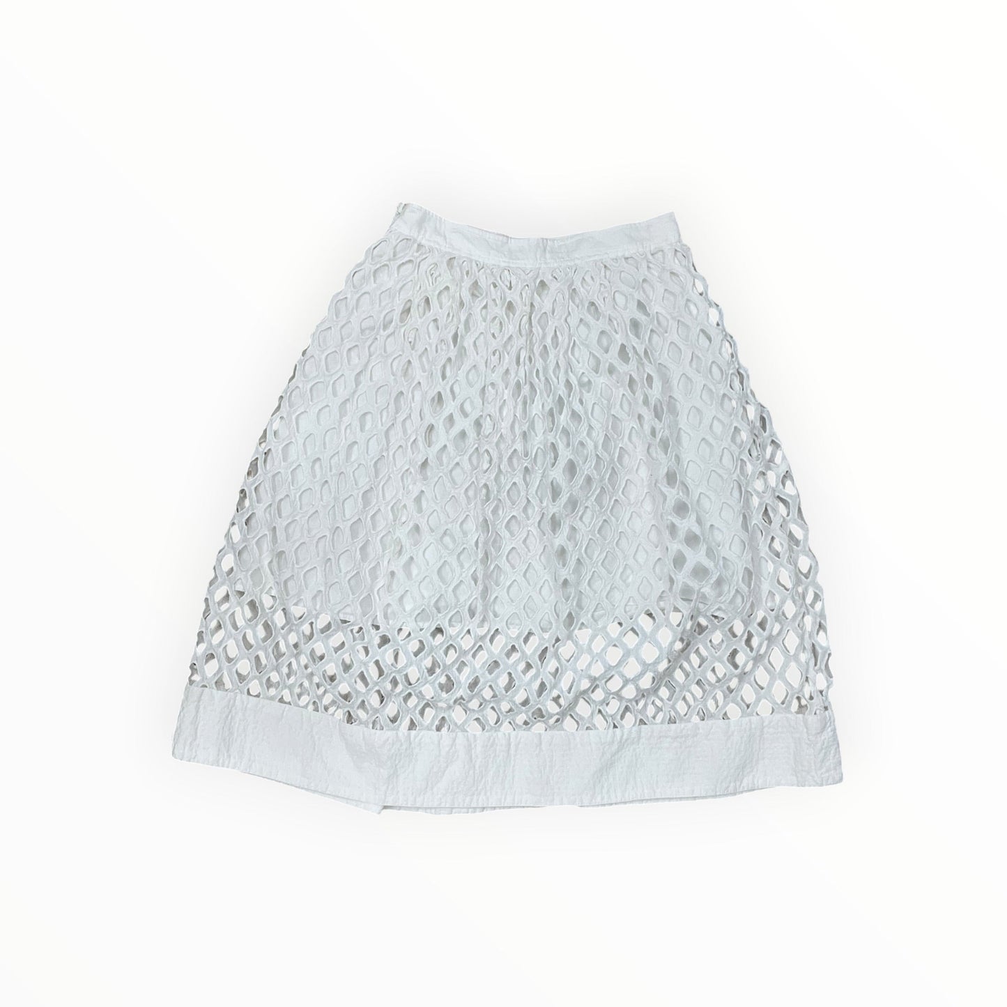 Skirt Midi By Clothes Mentor In White, Size:2