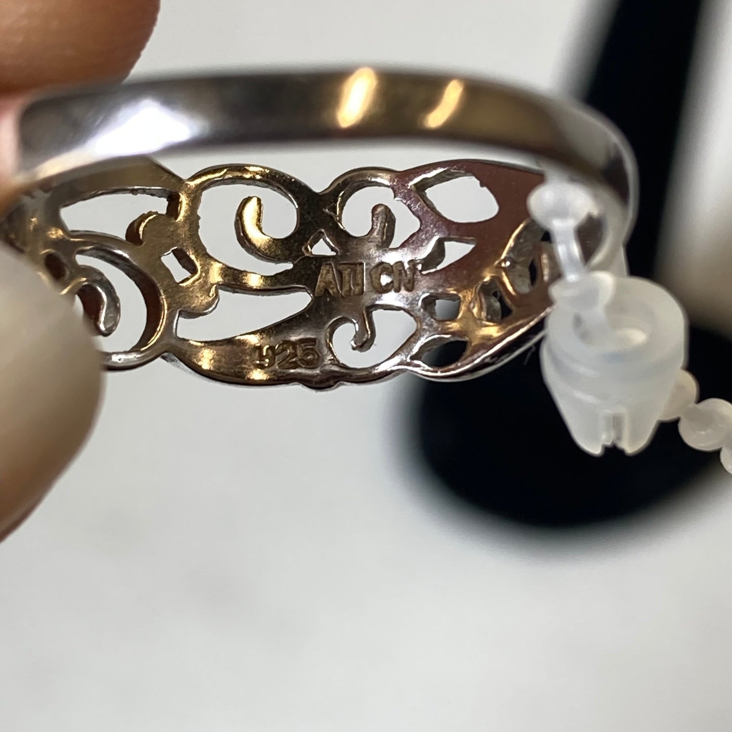 Ring Sterling Silver In Silver