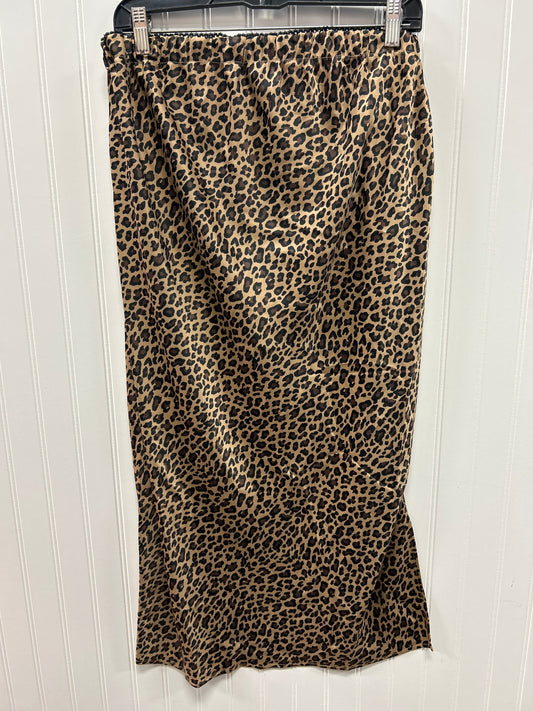 Skirt Maxi By Ingrid & Isabel In Animal Print, Size:M