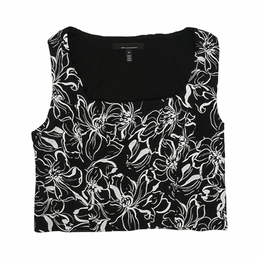 Blouse Sleeveless By White House Black Market In Black & White, Size:M