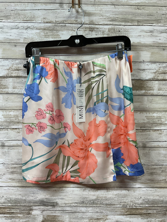 Skirt Mini & Short By Minkpink In Floral Print, Size:S