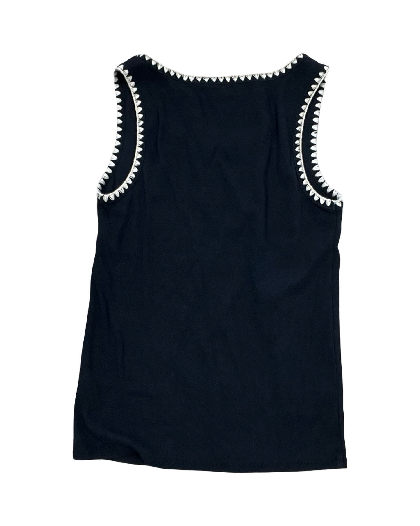 Tank Top By Maurices In Black & Cream, Size:M