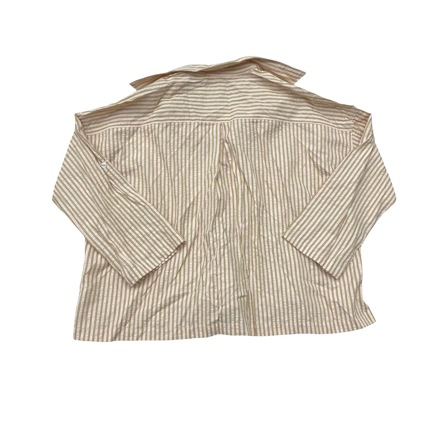 Top Ls By Max Studio In Striped Pattern, Size:2X