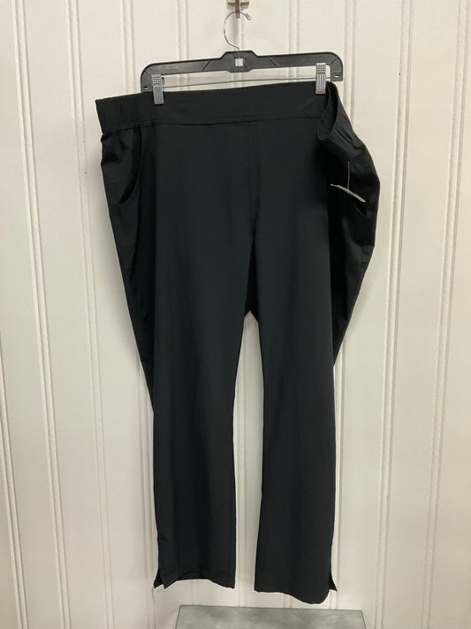 Athletic Pants By Eddie Bauer In Black, Size:Xxxl