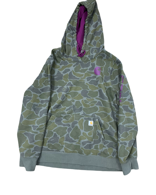 Sweatshirt Hoodie By Carhartt In Camouflage Print, Size:Xl