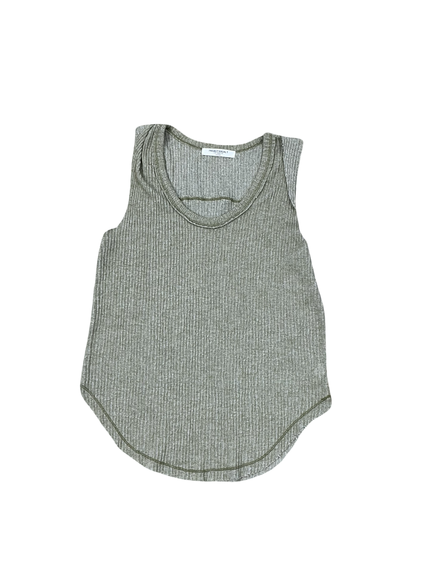 Tank Top By Project Social Tee In Green, Size:M