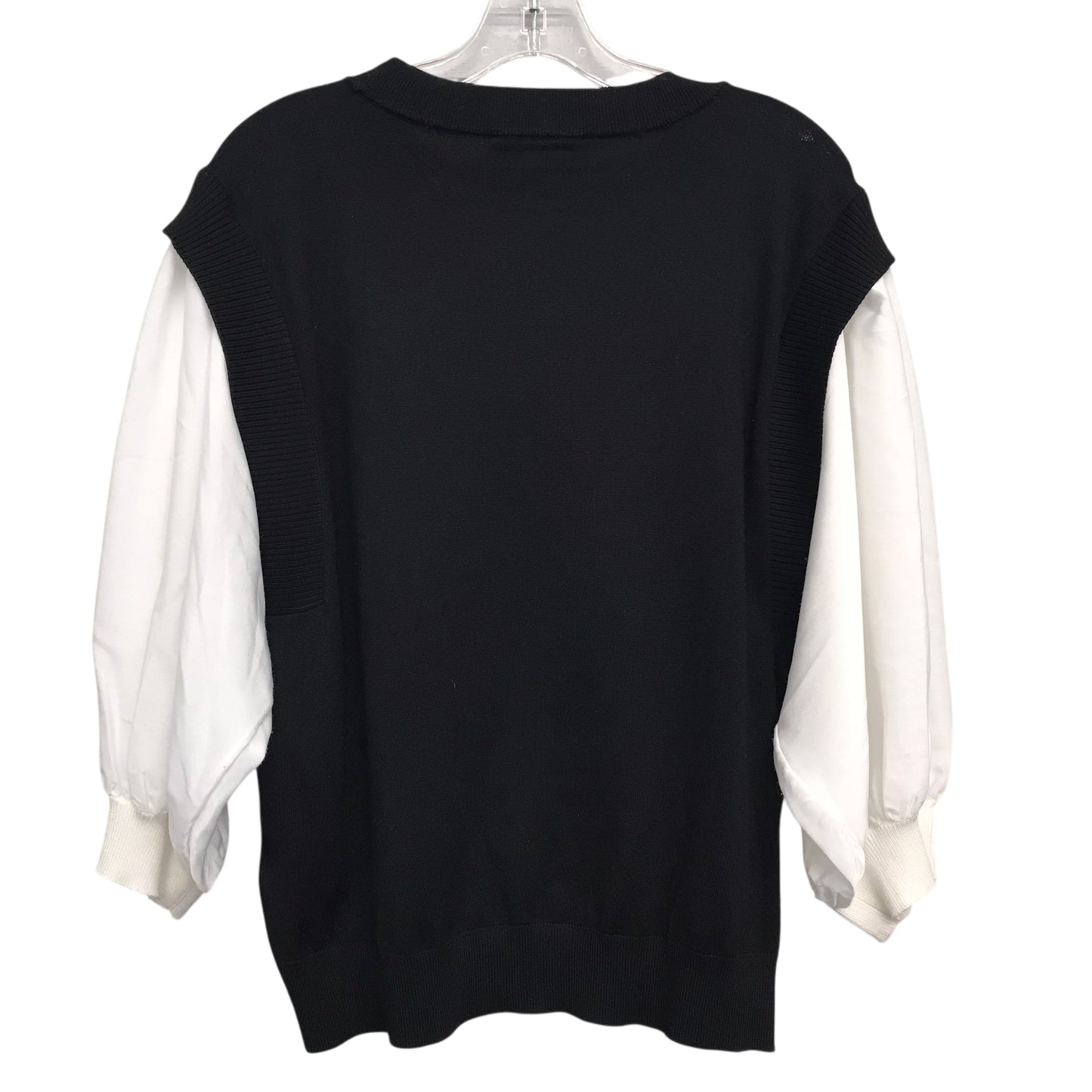 Top Ls By Dkny In Black & White, Size:Xl