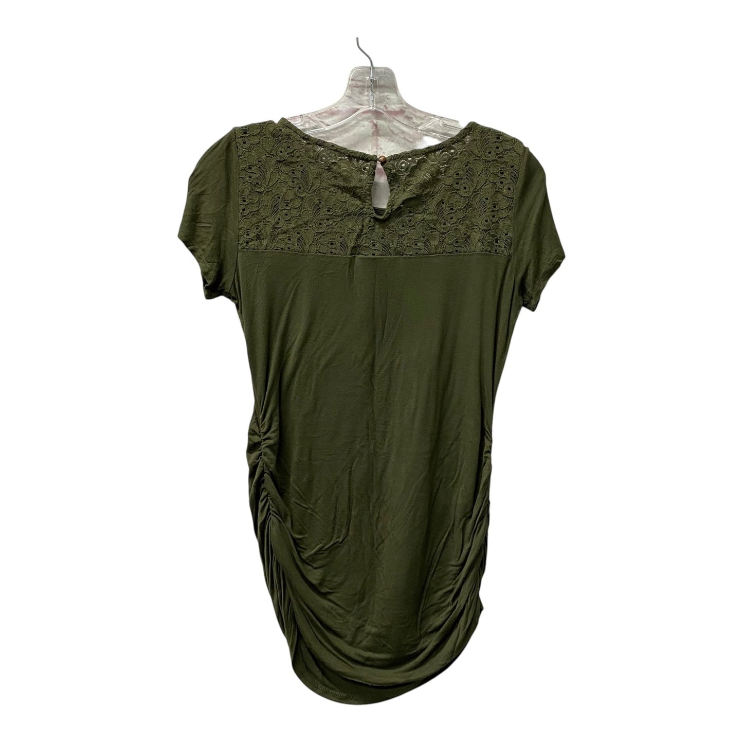 Mat Top Ss By Motherhood In Green, Size:S